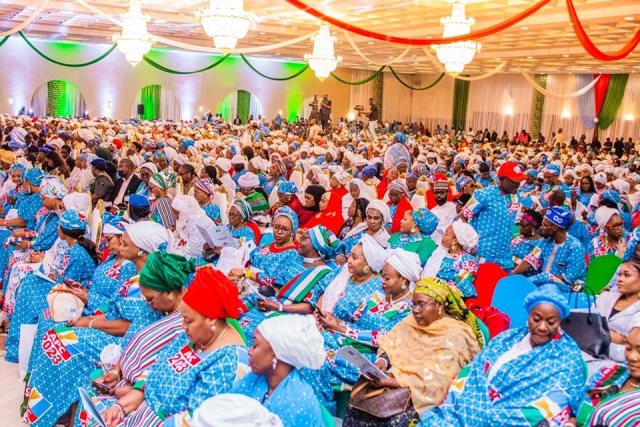 A cross section of the APC Women Campaign Team.