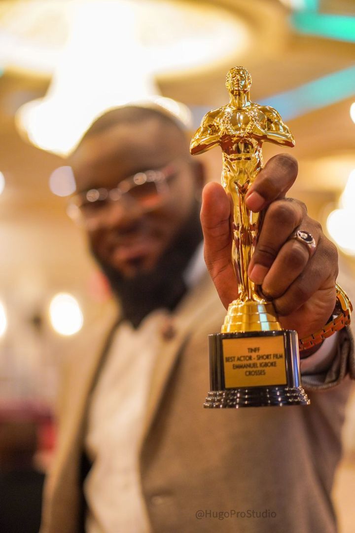 Emmanuel Igboke at the Toronto International Nollywood Film Festival