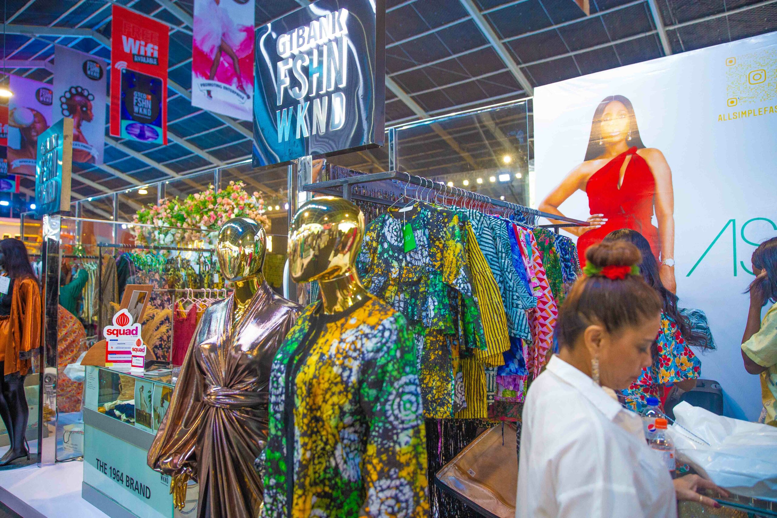 A fashion stall at the GTCO Fashion weekend 2022 scaled