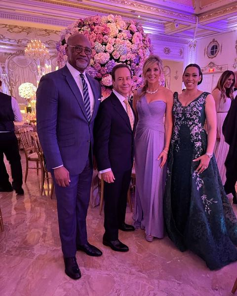 Moment Paul Adefarasin, wife met with Trump at Tiffany's wedding ...