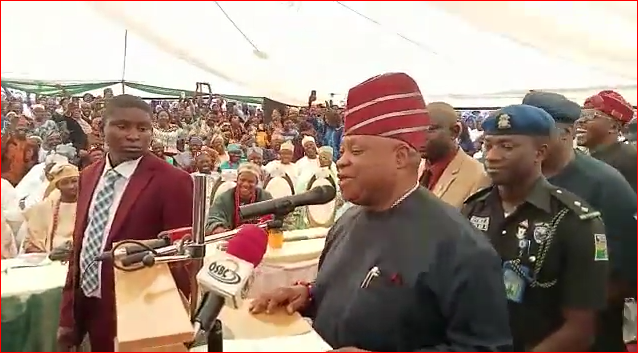 Adeleke dancing to buga song