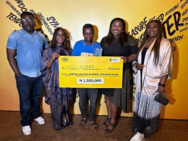 Akande presented with the award