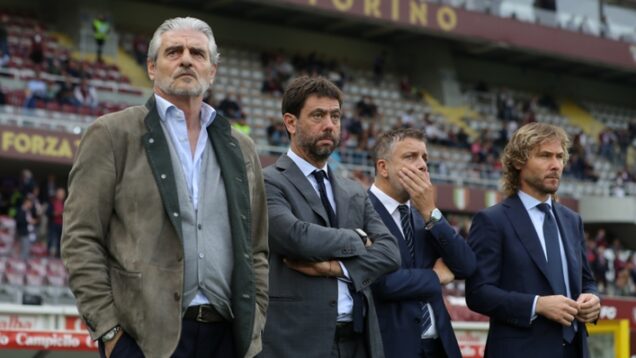 Andrea Agnelli and the rest of the Juventus board
