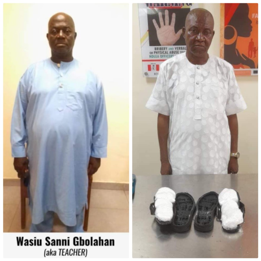 NDLEA nabs wanted kingpin, Saudi-bound trafficker with cocaine in sandals