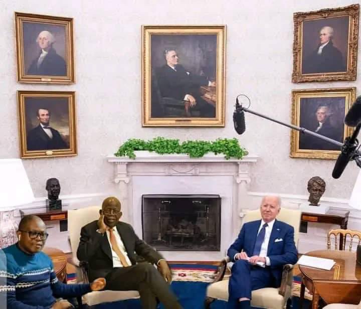 Fake photo of Tinubu and Biden
