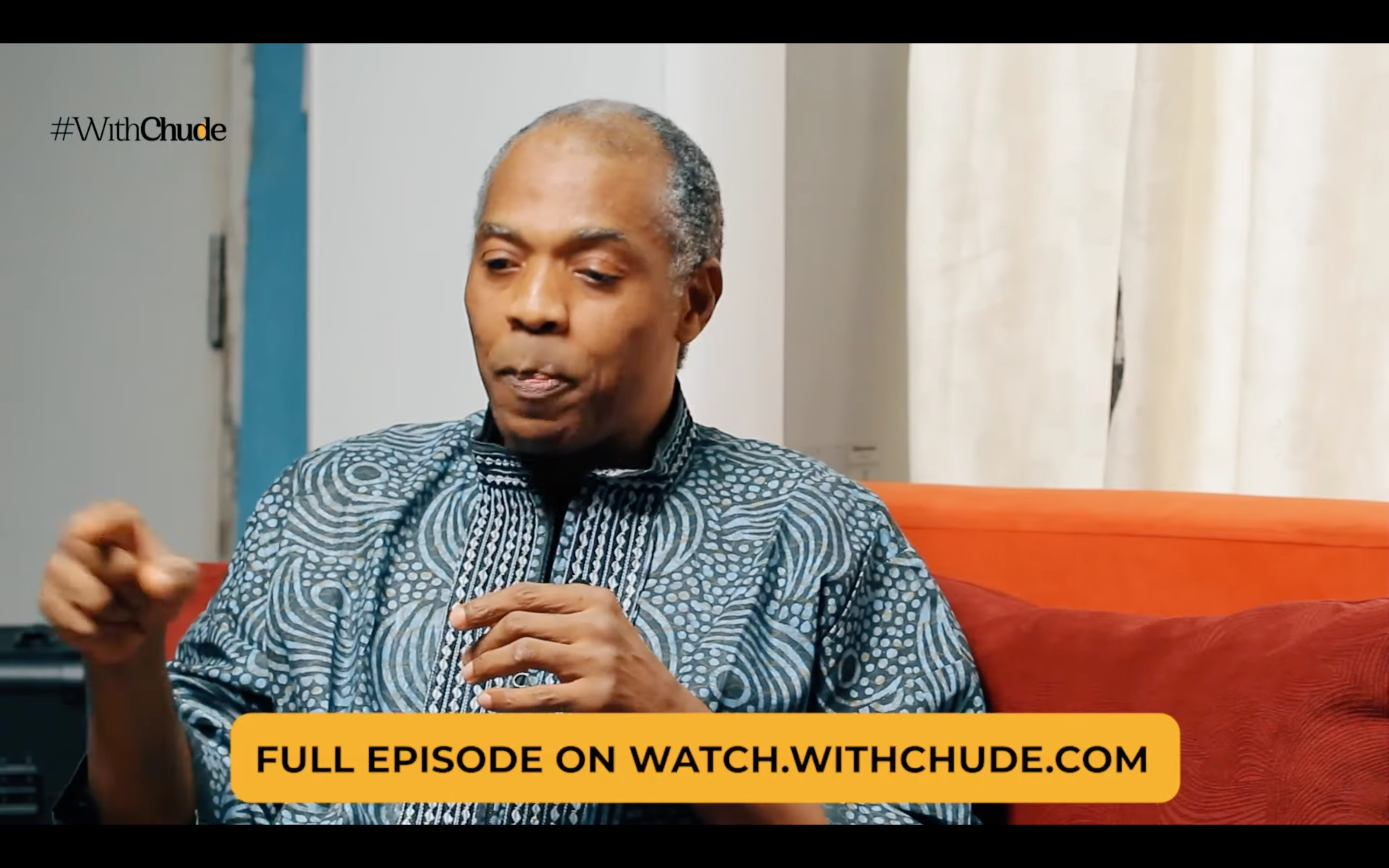 Femi Kuti sits #WithChude