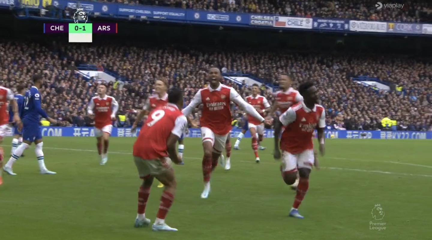 Gabriel hero as Arteta maintains unbeaten record at Stamford Bridge