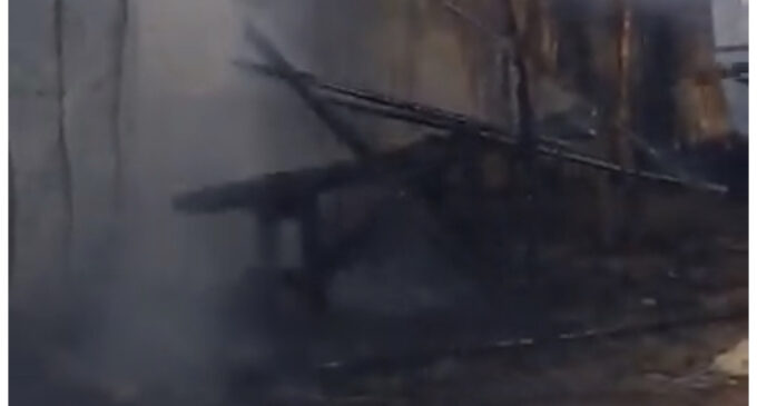 IDPs stranded as fire razes camp in Borno