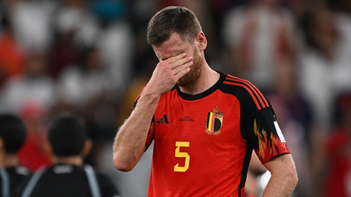 'Things I better not say' - Vertonghen critical of Belgium's shock loss to Morocco