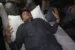 Ex-PM Khan after he was shot. Photo: AP