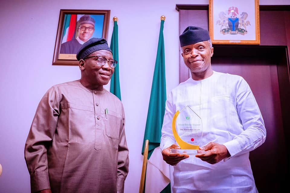 Osinbajo bags ‘National Nutrition Vanguard’ award