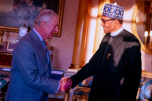 President Buhari visits King Charles