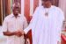 Oshiomhole with the president in Abuja