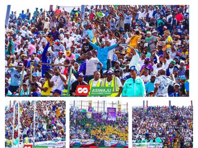 Huge crowd at the rally