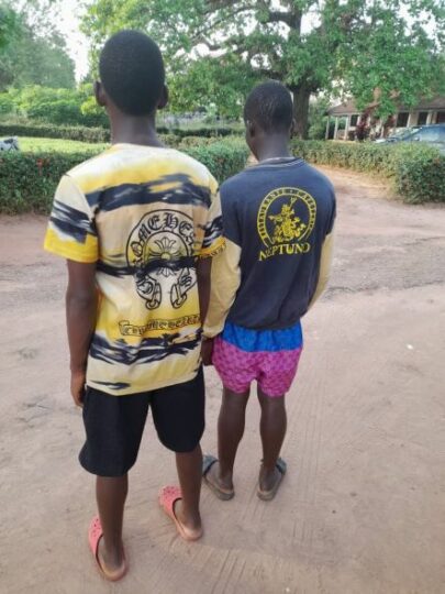 Two teenagers in search of money making ritual arrested by  operatives of Edo State Security Vigilante Network
