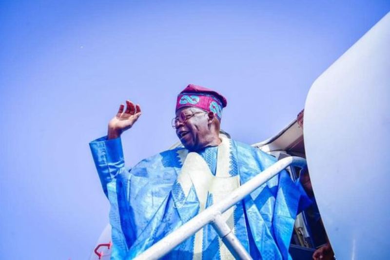 Tinubu departing Abuja for Kaduna