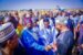 Tinubu received at the Kaduna airport by El-Rufai and Omokachi
