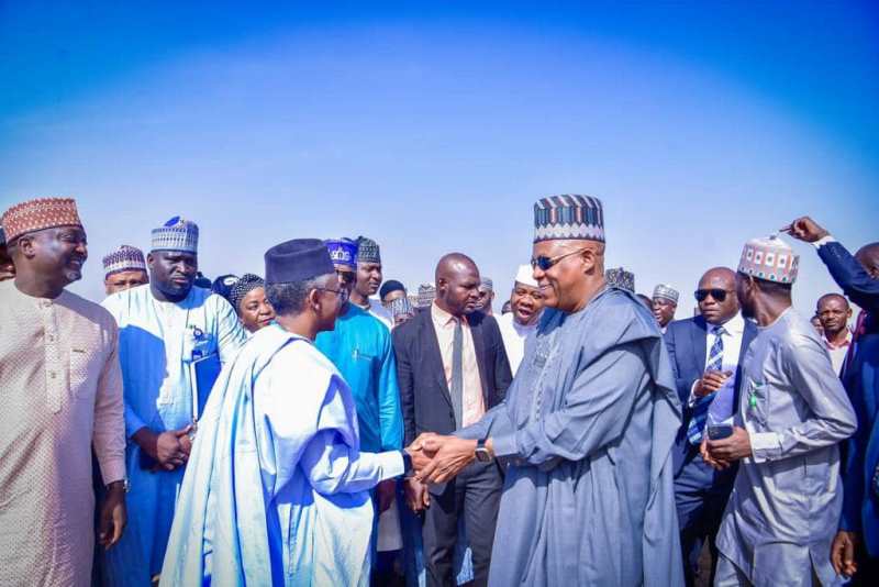 Shettima meets El-Rufai in Kaduna at the airport