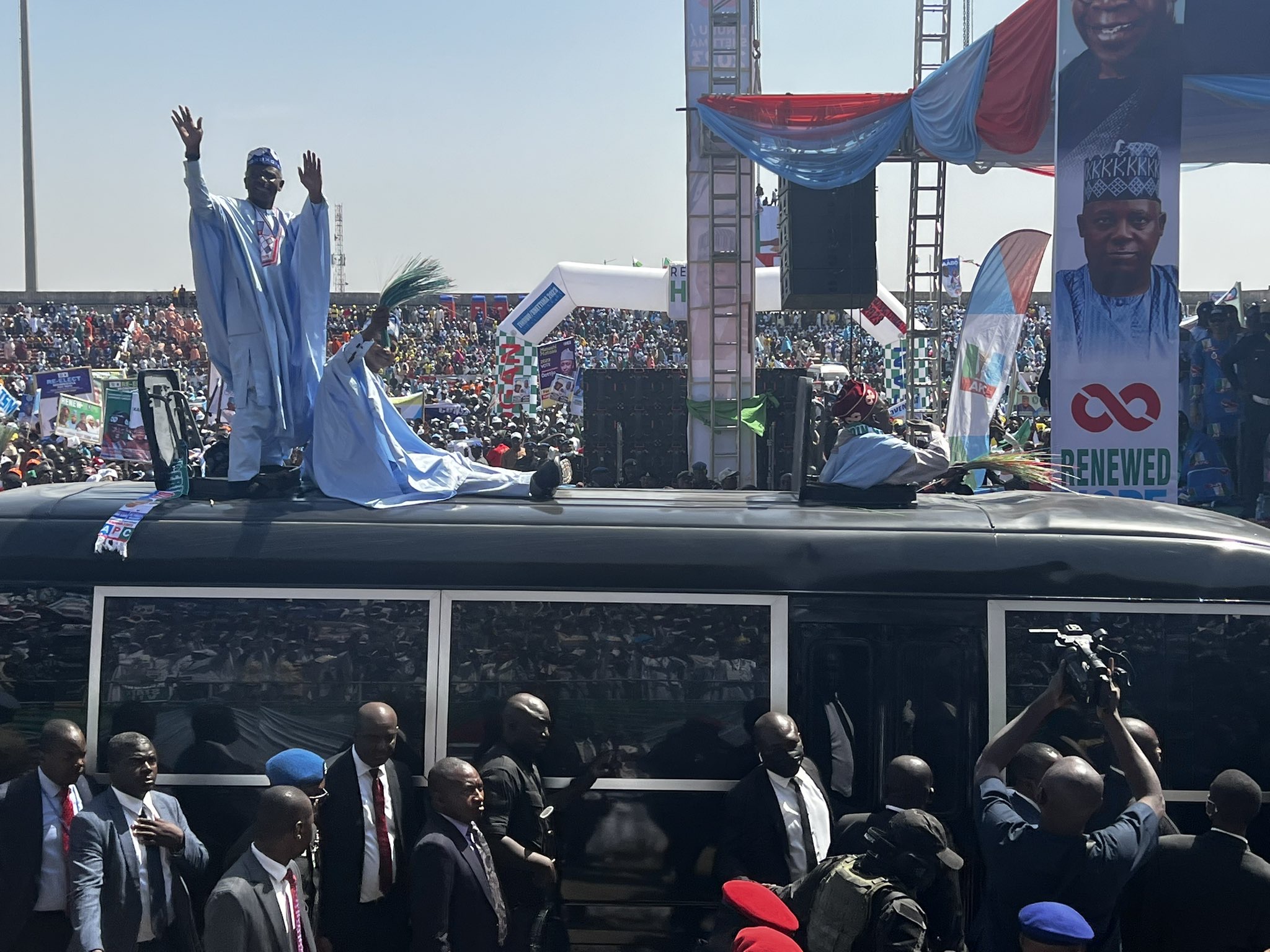 Tinubu in Kaduna