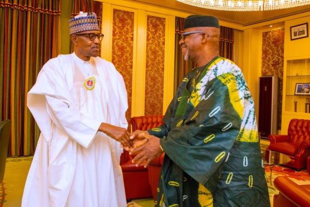 Buhari meets Dapo Abiodun in Abuja