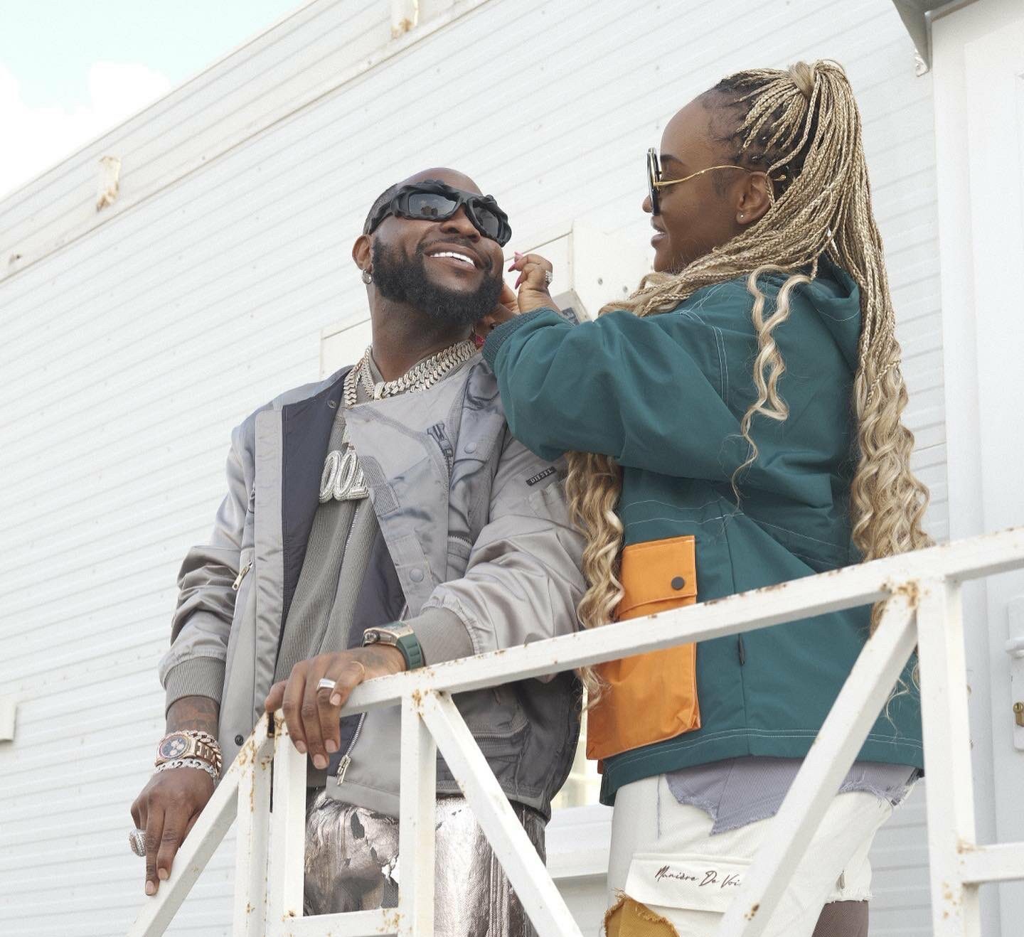 Davido returns to social media, shares loved-up photos with Chioma