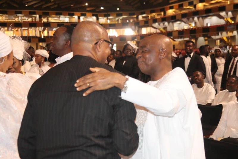 Oyedepo and Obi at the event