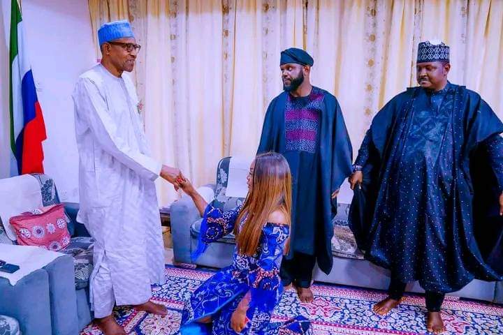   Tinubu-Shettima Campaign Council delegation visit Buhari in Daura