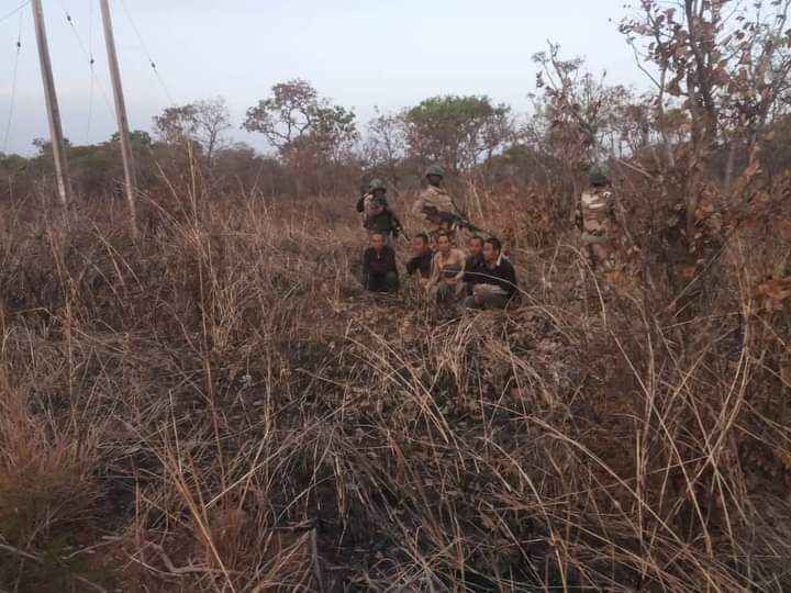 The seven Chinese men rescued by Special forces operatives of Nigerian Air Force  in Kaduna State after over 5 months in captivity