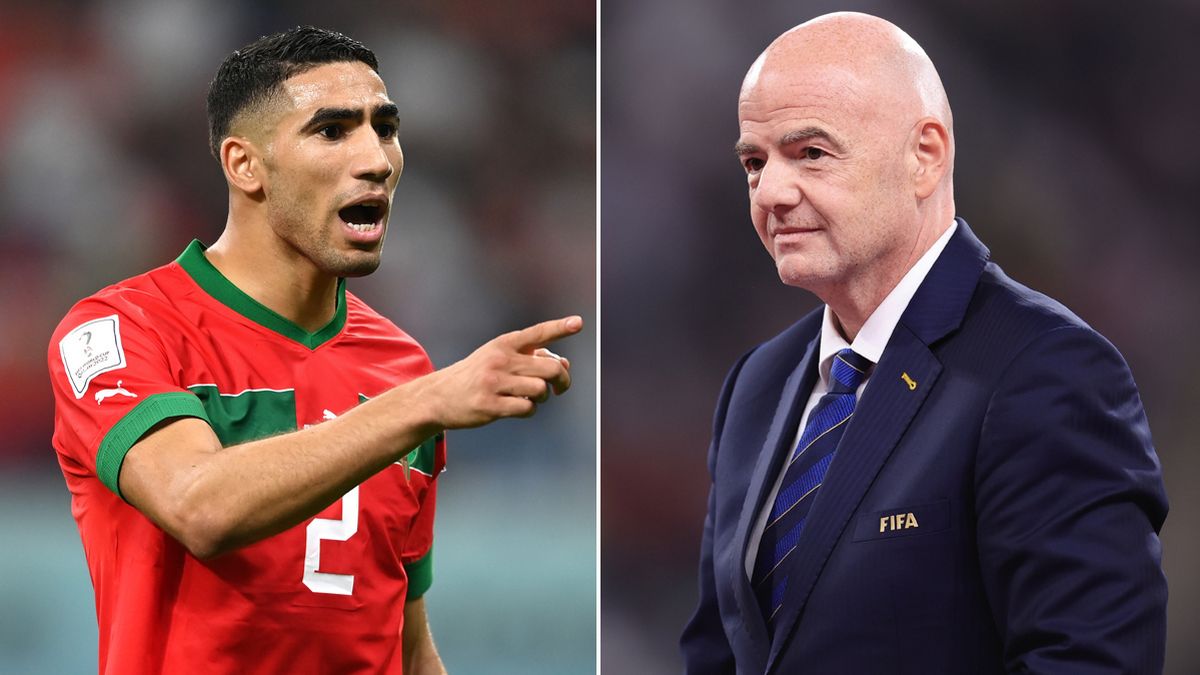 FIFA World Cup 2022: Gianni Infantino is my friend, says Achraf Hakimi as  he apologizes to FIFA President - India Today