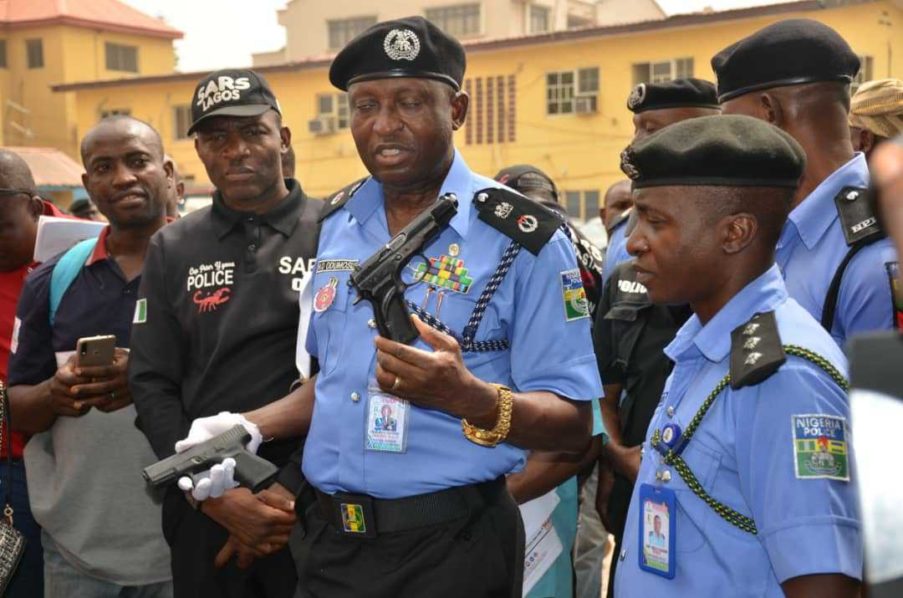 Police say over 400 suspects have been arrested in various black spots in Lagos
