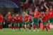 Morocco players celebrate their victory