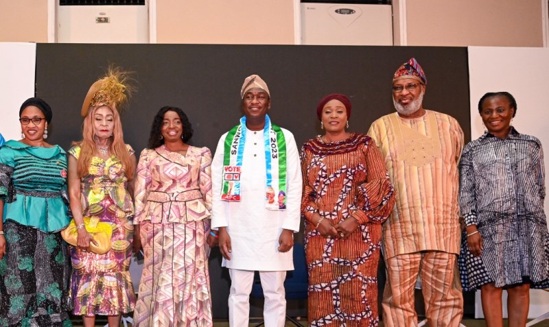 Ibijoke Sanwo-Olu, Dr Kadri Hamzat and others at the event
