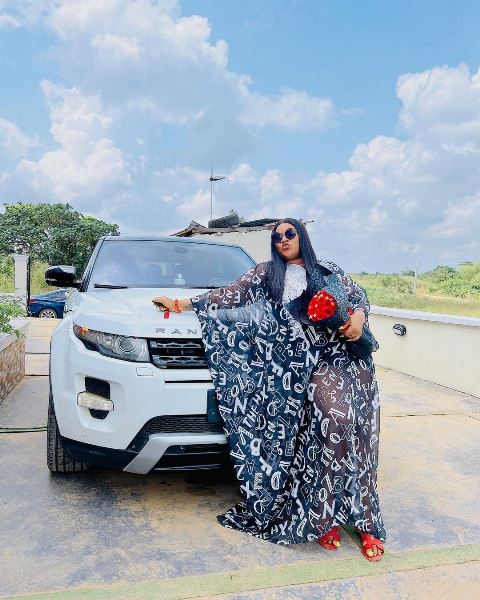 Nkechi with her new SUV