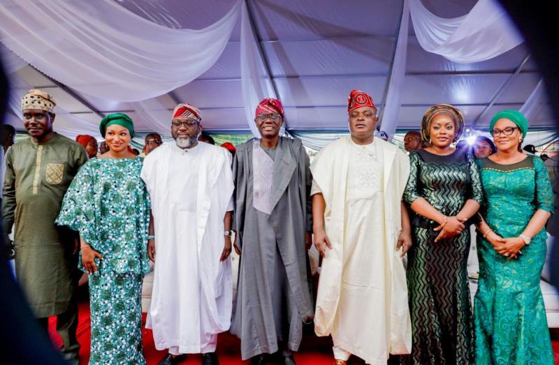 Sanwo-Olu, Obasa and others at the event