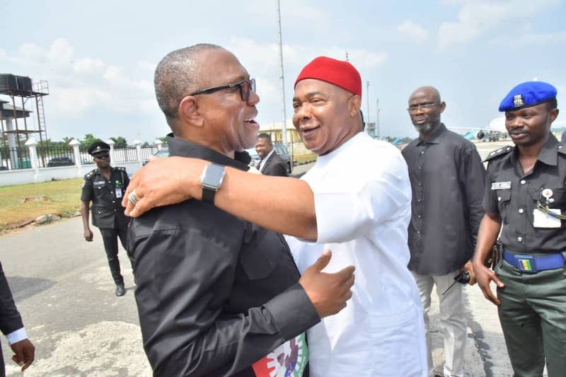 Presidential candidate of the Labour Party, Peter Obi, extols the leadership style of Imo Governor Hope Uzodimma, describing him as a good man