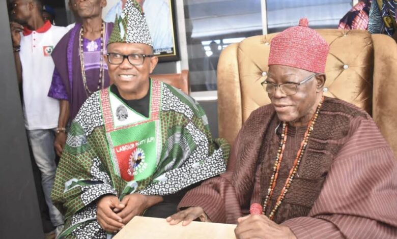 The Palace of Olubadan of Ibadanland reacts to purported endorsement of Peter Obi of Labour Party for 2023 presidency by Oba Lekan Balogun