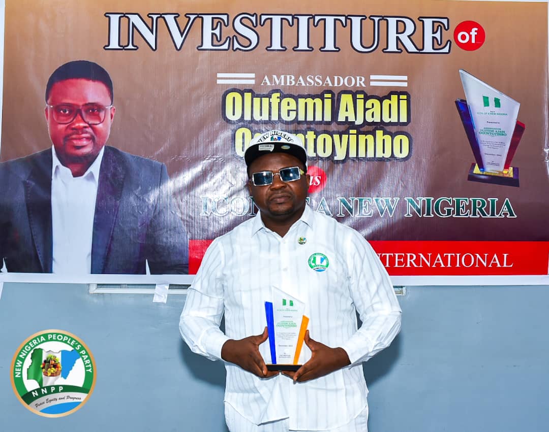 Ajadi bags 'Icon of New Nigeria' award