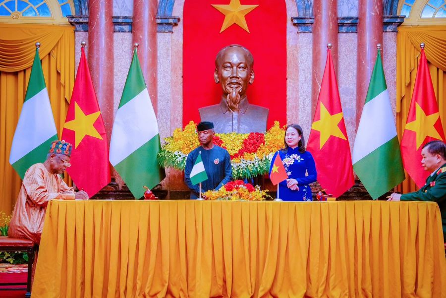 Osinbajo in Hanoi: Nigeria signs defence cooperation agreement with Vietnam