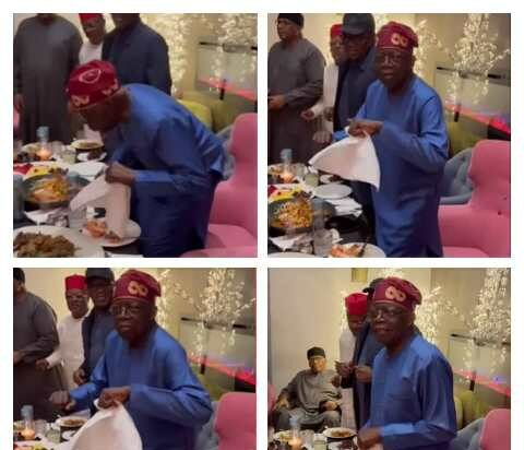 Tinubu dancing to Buga song