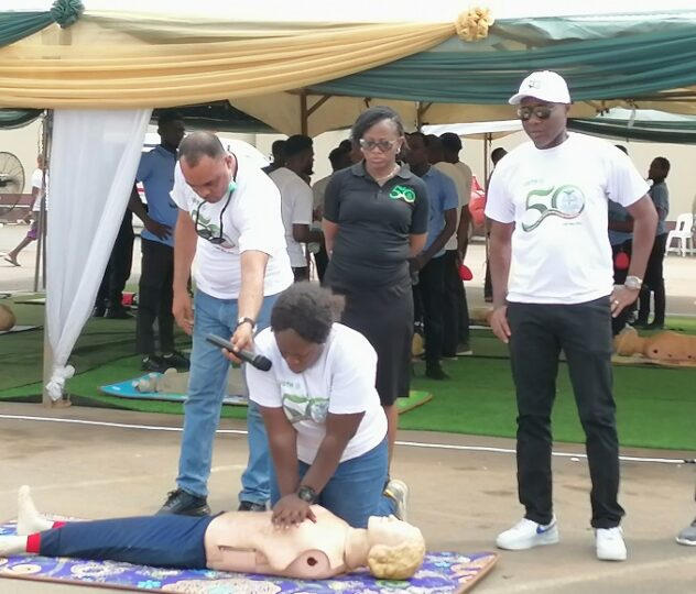 University of Benin Teaching Hospital (UBTH) train over 600 in Basic Life Support (BSL) as part of activities marking its 50th anniversary