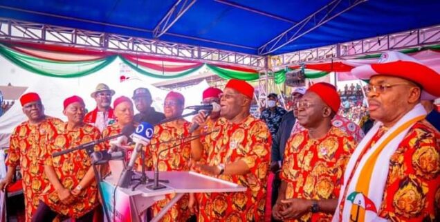 PDP presidential candidate Atiku Abubakar assures Igbo people that they would be carried along if he is elected Nigeria’s president in 2023.