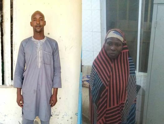 Police arrest  30-year-old Balaraba Shehu and partner, Amadu Sale, alias Dan Kwairo: Arrested for burying their newly born baby alive by  police in Jigawa