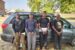 The four suspects arrested by operatives of Niger State Police Command over the invasion of Senator Sani Musa's residence