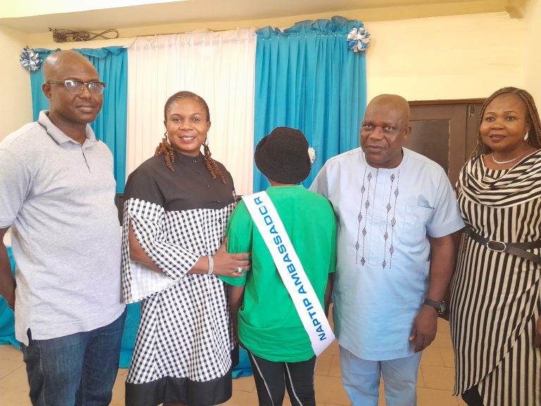 In a first of its kind payment, a human trafficker pays N5m to the victim in Benin in obedience to judgement in suit filed by NAPTIP