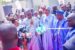 Buhari with Gov Ganduje in Kano on Monday