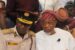 L-R: Comptroller General of Immigration, Isah Jere Idris and Minister of Interior, Ogbeni Rauf Aregbesola, during the official commissioning of Alimoso Passport Front Office, held in Lagos.