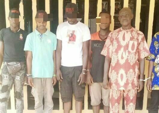 Operatives of Rivers Police Command arrest 6 suspected armed bandits, recover dangerous weapons during stop and search duty in Port Harcourt.