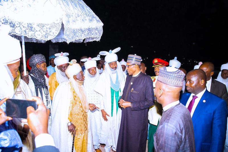 Buhari meets some traditional rulers