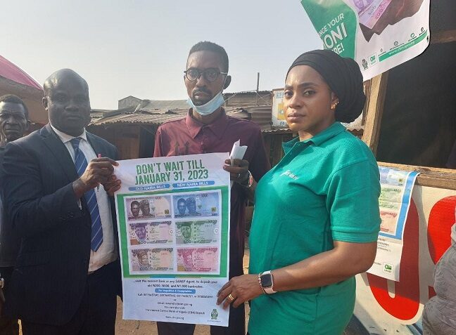 CBN intensifies campaign on the new naira notes towards the 31st, January deadline for the stoppage of the use of the old notes in Ogun.