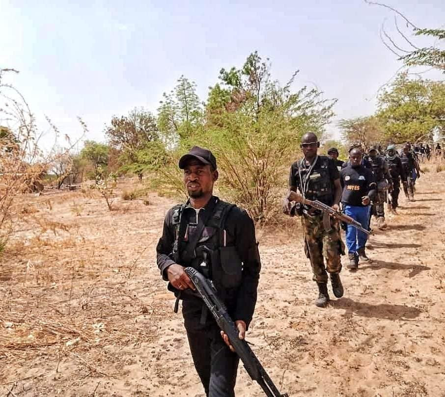 Members of Civilian Joint Task Force, CJTF fighting Boko Haram in Borno State